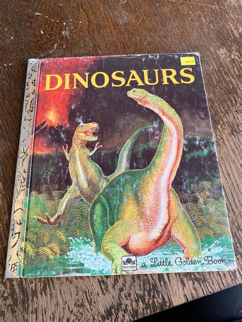 Vintage Dinosaur Golden Book 1959 1st Edition | Etsy