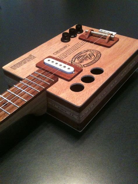 Custom Made Cigar Box Guitar, Padron 9 | Cigar box guitar, Box guitar, Cigar box