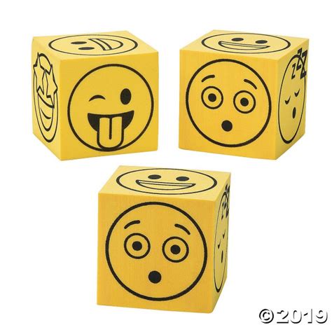 Emoji Dice (Per Dozen) | GlowUniverse.com