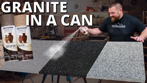 Spray on Granite Countertops | Stone Coat Epoxy - YouTube