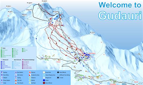 Gudauri Interactive Map • Gudauri Ski Resort