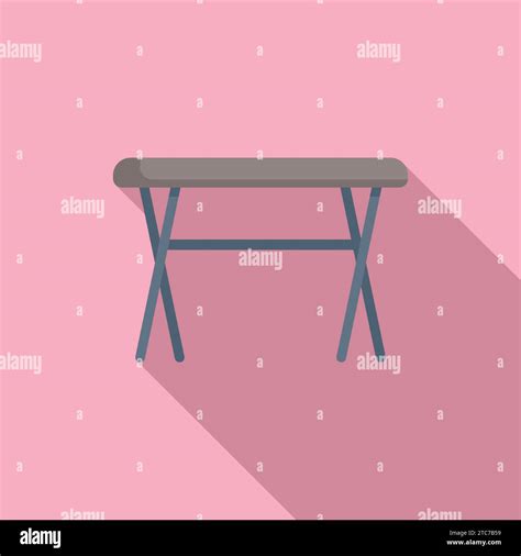 Metal outdoor table icon flat vector. Garden patio. Recliner project Stock Vector Image & Art ...