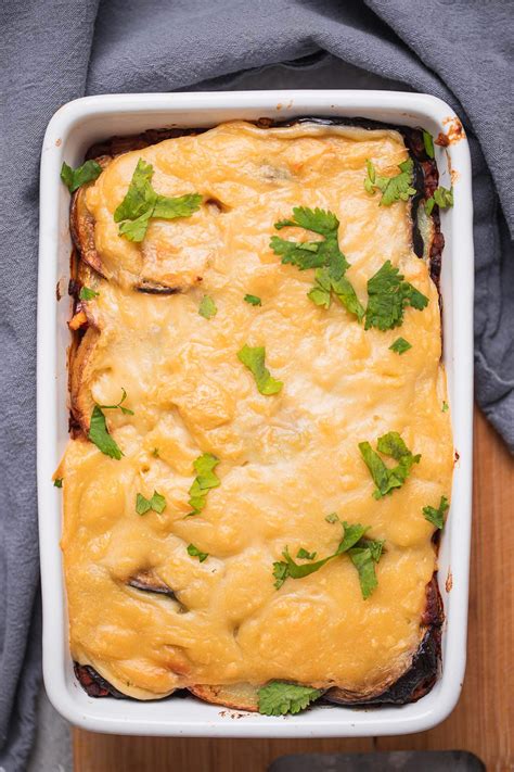 Vegan Moussaka With Lentils | Earth of Maria