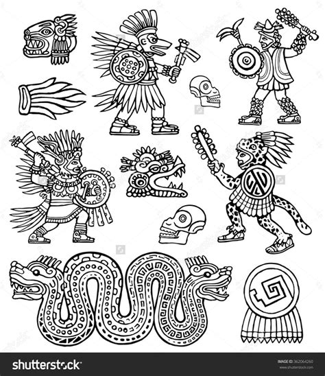 Aztec Warrior Symbols