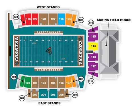 Brooks Stadium Seating Chart - Stadium Seating Chart