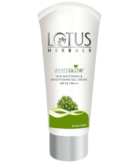 Lotus Herbals Pack of 4 Whiteglow Skin Whitening & Brightening Gel ...