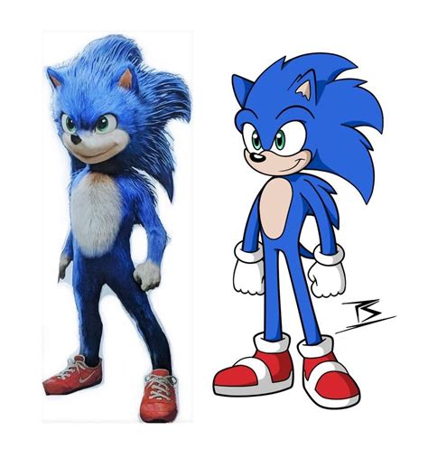 Sonic Movie Design Fixed by SarkenTheHedgehog on DeviantArt | Sonic, Hedgehog movie, Sonic the movie