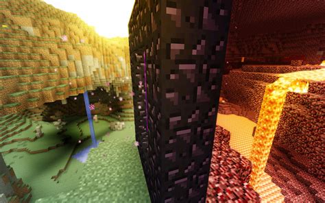 Fond d'écran Minecraft : Nether