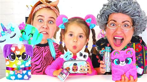 Ruby and Bonnie Play Back to School Switch Up Challenge for children ...