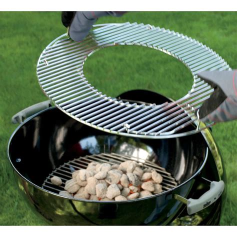 Weber Hinged Replacement Cooking Grate with Removable Center for 22-1 ...