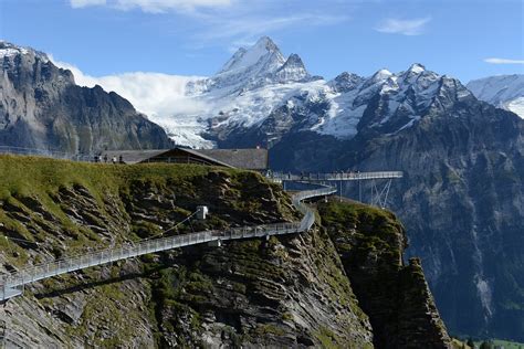 Cliff Walk above Grindelwald in the Swiss Alps. Worth the risk ...