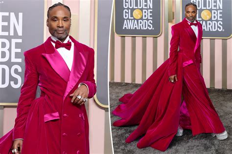 Billy Porter resurrects tuxedo gown at the Golden Globes 2023