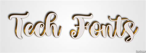 Tech Fonts Text Effect and Logo Design Font