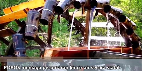 Bagaimana cara kerja kincir air dan generator sehingga dapat menghasilkan listrik?