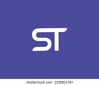 St Logo Design Vector Template Stock Vector (Royalty Free) 2230851787 | Shutterstock