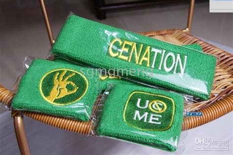 2019 WWE Green John Cena Headband Wristbands \ WWE Aftershock Wrist ...