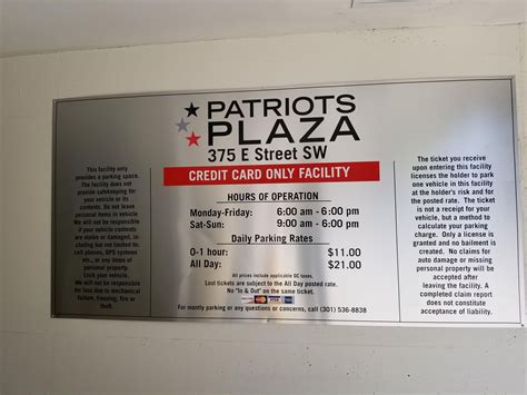 Patriots Plaza - Parking in Washington | ParkMe