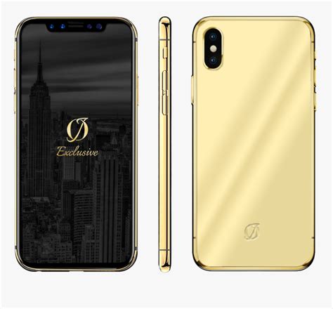 Gold Iphone X Case, HD Png Download - kindpng