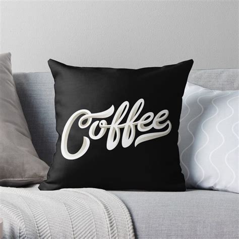 Coffee Throw Pillow by Creativenetic in 2021 | Throw pillows, Coffee lover gifts, Coffee lover