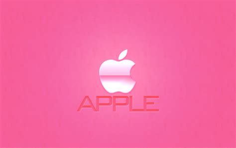 Pink Apple Logo Wallpapers - Top Free Pink Apple Logo Backgrounds - WallpaperAccess