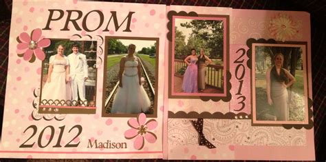 Prom Scrapbook Page | Scrapbook prom, Scrapbook pages, Prom dance