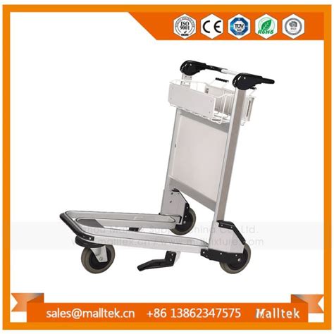 China Hand Brake Airport Luggage Trolley Cart Suppliers & Manufacturers & Factory - Malltek