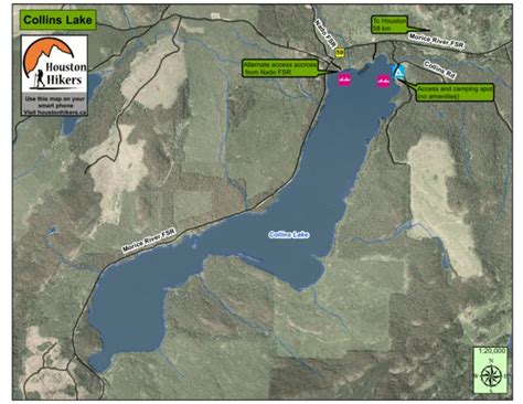 Collins Lake - Houston, BC map by Houston Hikers Society - Avenza Maps