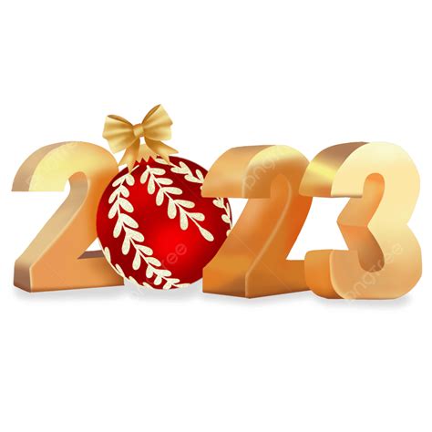 2023 New Year, 2023, New Year, Illustration PNG Transparent Clipart ...