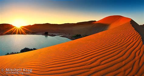 Sossusvlei Sunset Namibia Panoramic Landscape