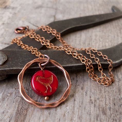 Copper Necklace Women's Copper Jewelry Copper Jewelry - Etsy UK