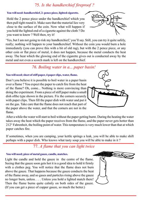 Book of science experiments