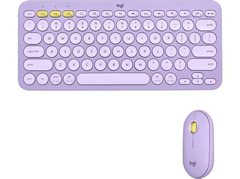 Logitech Wireless Bluetooth Keyboard and Mouse Combo - Slim Portable ...