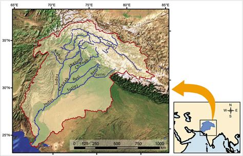 Map of the Indus River Basin. (Map by ICIMOD) | Download Scientific Diagram