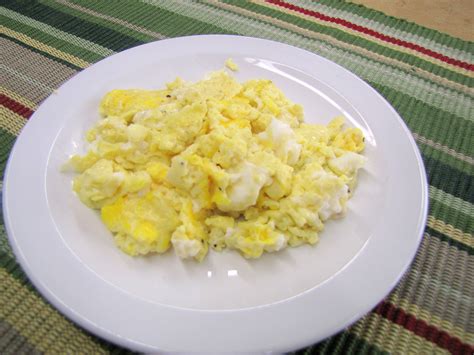 Microwave Scrambled Eggs — Food and Nutrition