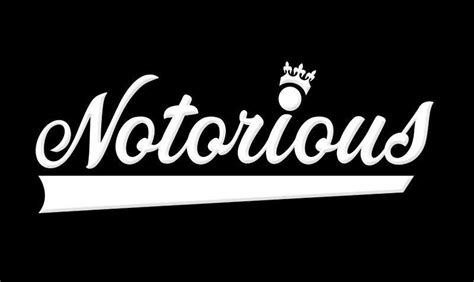 Notorious Logo - LogoDix