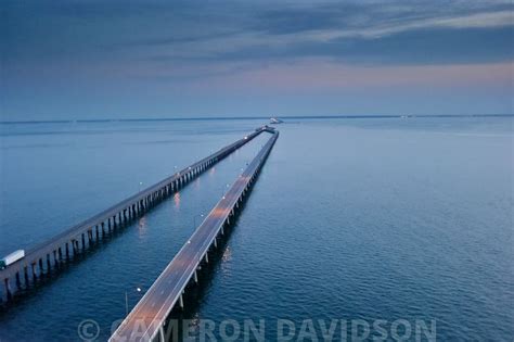 AerialStock | Aerial photograph of the Chesapeake Bay Bridge Tunnel