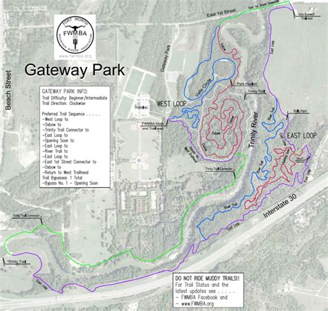 Gateway Park Mountain Bike Trail in Fort Worth, Texas || SINGLETRACKS.COM