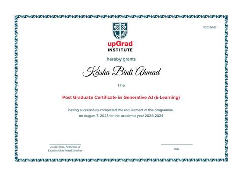 Post Graduate Certificate Program in Generative AI