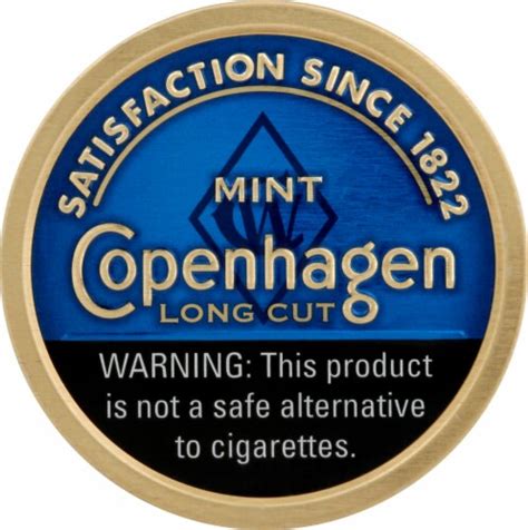 Copenhagen Long Cut Mint, 1.2 oz - Kroger