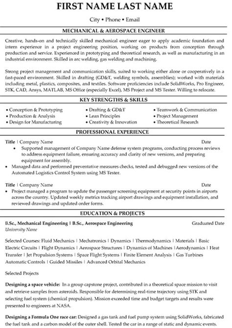 Top Aerospace Resume Templates & Samples