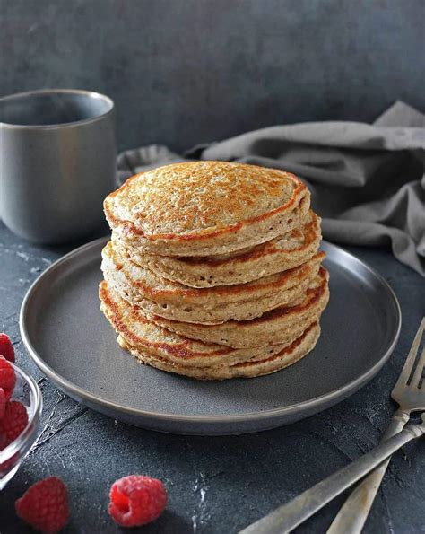 Easy Oatmeal Pancakes (gluten free) Recipe - Savory Spin