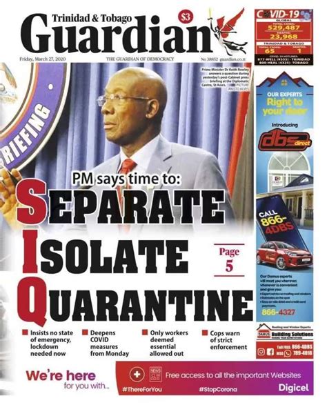 THE TRINIDAD AND TOBAGO GUARDIAN NEWSPAPER YOUR SOURCE FOR TIMELY, ACCURATE AND VERIFIED NEWS ...