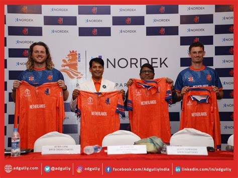 Netherlands Cricket Team Teams Up with Nordek as Title Sponsor - Adgully.com