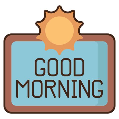 Good morning Flaticons Flat icon