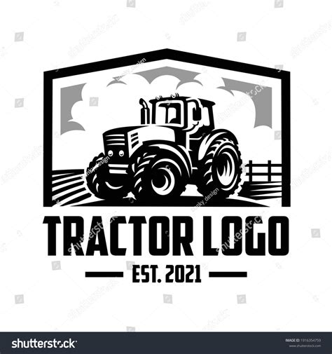 White Tractor Logo