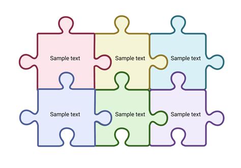 Puzzle 3x2 (Layout) | BioRender Science Templates