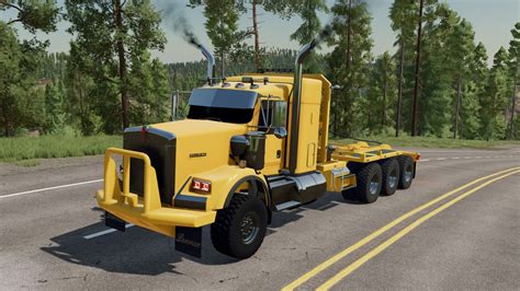 Kenworth T800 winch truck FS22 - KingMods