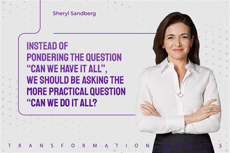 10 Sheryl Sandberg Quotes That Will Inspire You | TransformationQuotes