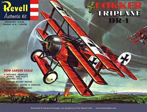 Revell Fokker Triplane S | Revell, Model kit, Plastic model kits