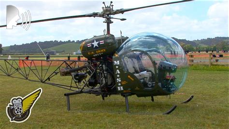 M*A*S*H Helicopter - Bell 47 ('Sioux') of Ardmore Helicopters - YouTube